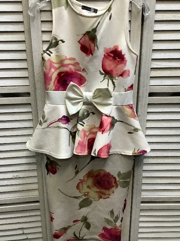 Today’s Special Floral Print Dress Casual Midi Boohoo Boutique, Size 6