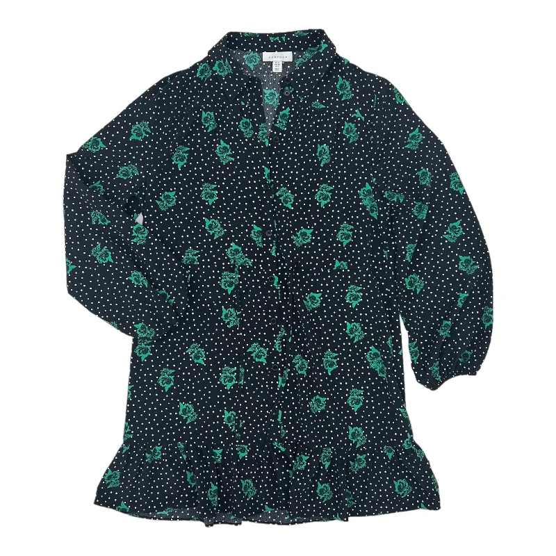 Epic Deals BLACK & GREEN TOP SHOP DRESS CASUAL SHORT, Size 6