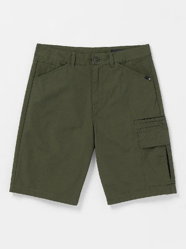 Great Deals Grand Fang Cargo Shorts - Squadron Green