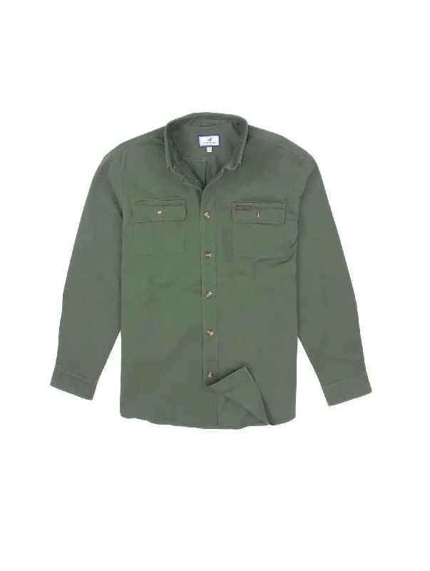 Deal Dash Men's Harvest Workshirt In Olive
