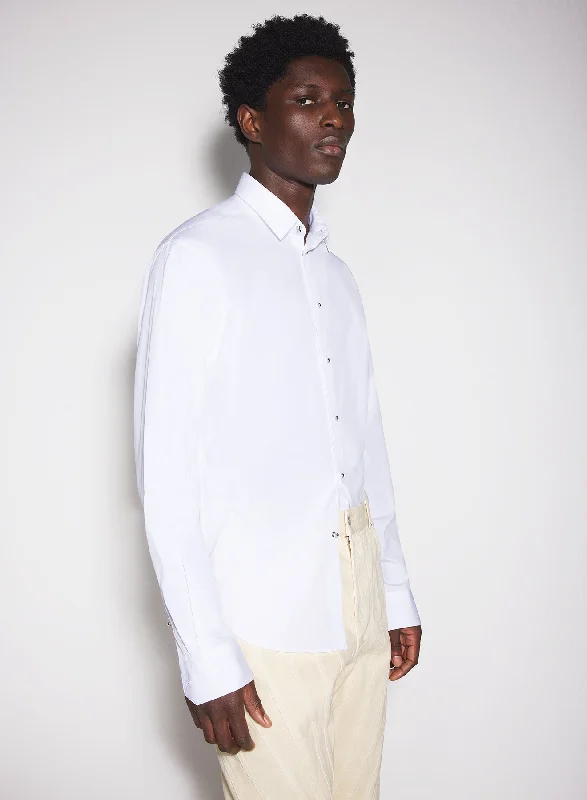 TIME-Limited Offer white poplin shirt