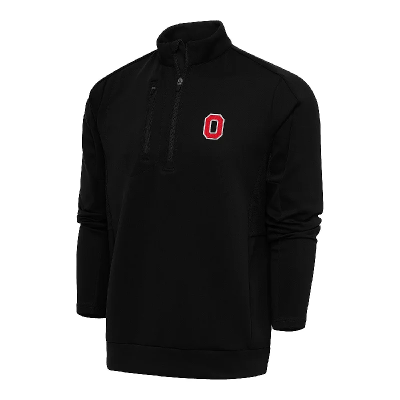 Markdown Madness Ohio State Buckeyes Generation 1/4 Zip Black Pullover Jacket