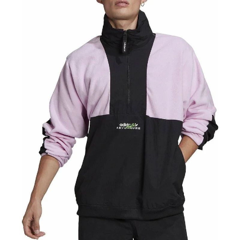 Can't Be Beat adidas Originals Adventure Polar Fleece Half Zip Mens Jacket - Black