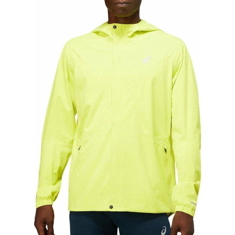 Act Now Asics Accelerate Waterproof Mens Running Jacket - Yellow