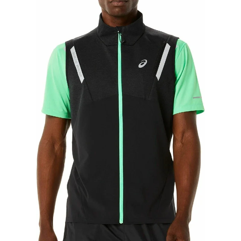 Discount Days Asics Lite-Show Mens Running Gilet - Black