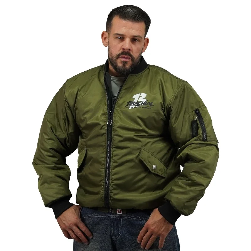 Exclusive Savings Brachial Flight Jacket Sky - Military Green