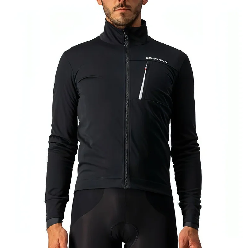 Amazing Deals Castelli GO Mens Cycling Jacket - Black