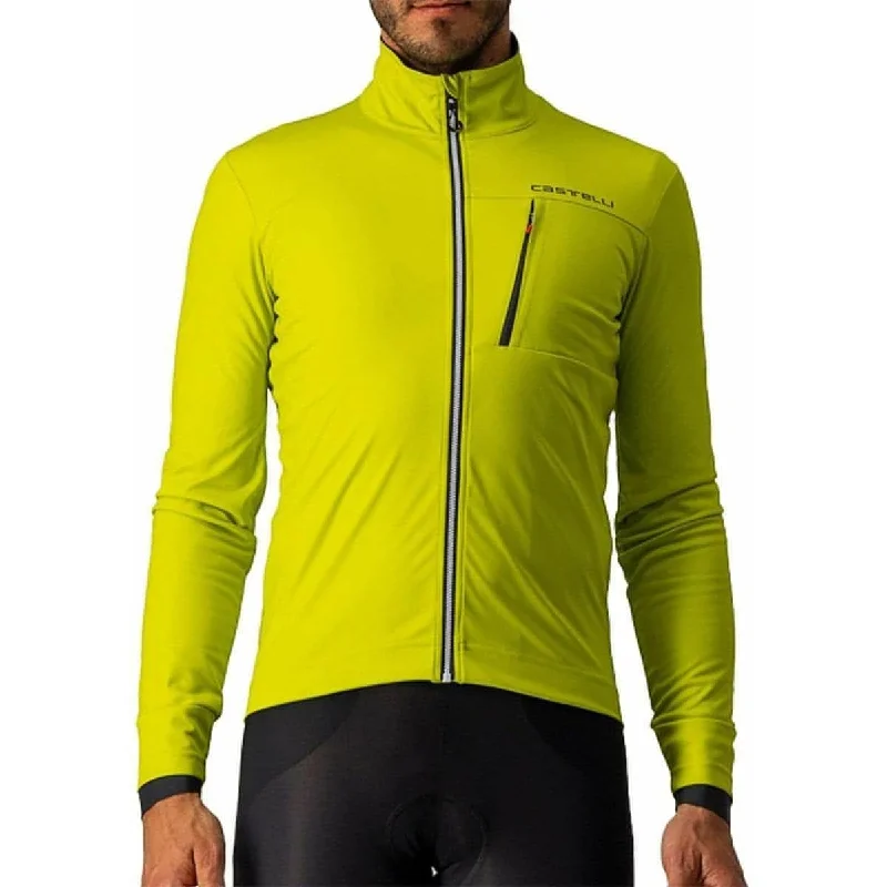 Discount Deals Castelli GO Mens Cycling Jacket - Yellow