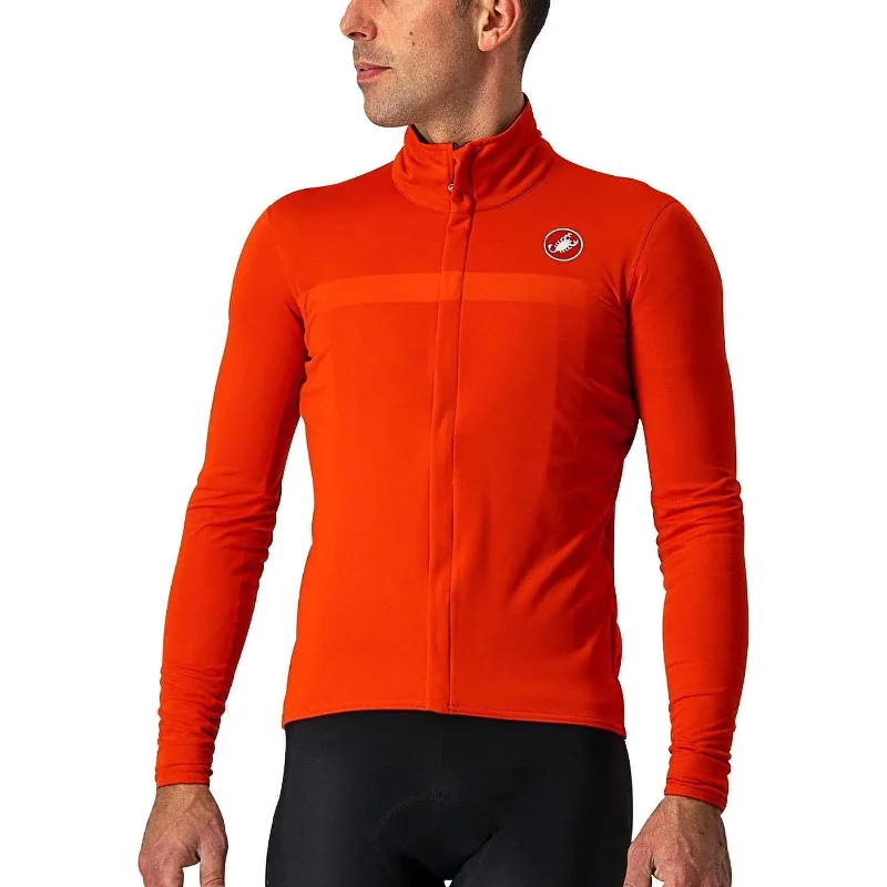 Online Specials Castelli Goccia Waterproof Mens Cycling Jacket - Red
