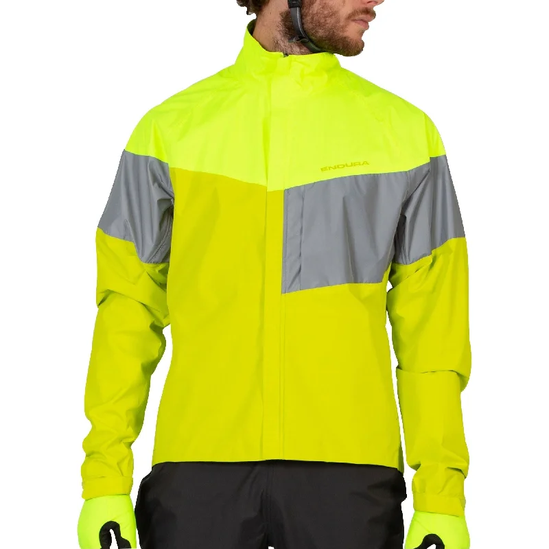YEAR-End Sale Endura Urban Luminite II Waterproof Mens Cycling Jacket - Yellow