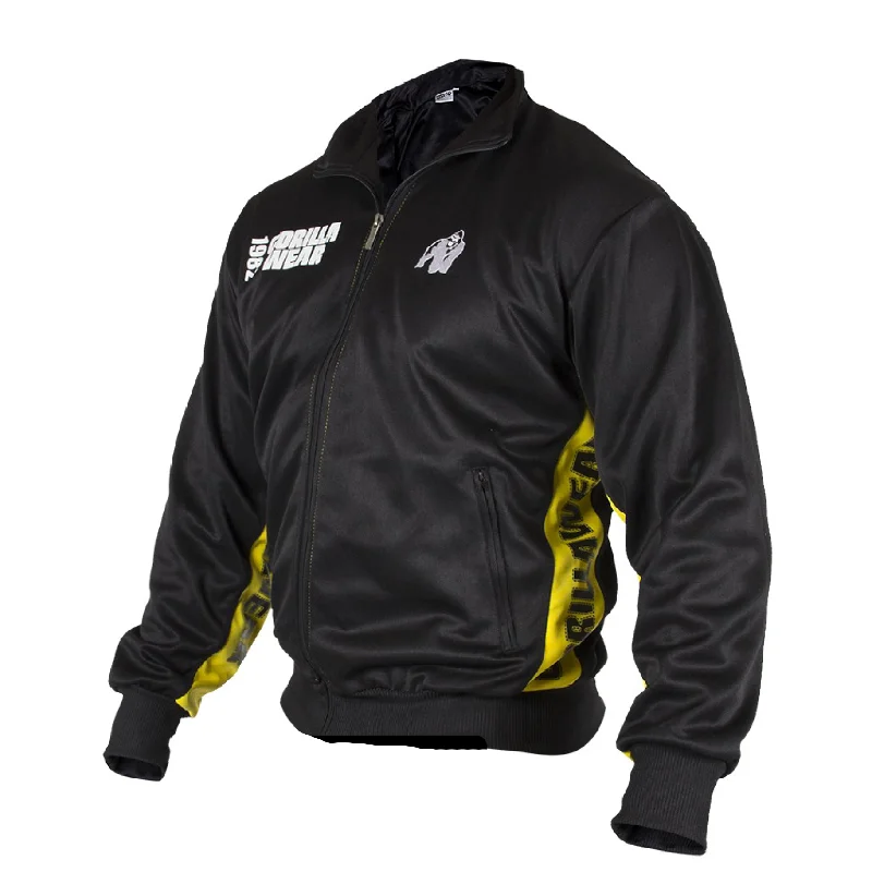Savings Alert Gorilla Wear Track Jacket - Black/Yellow