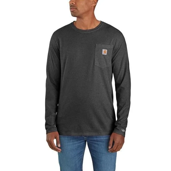 Bonus Savings Men's Force Relaxed Fit Midweight Long-Sleeve Pocket T-Shirt - (Tall)