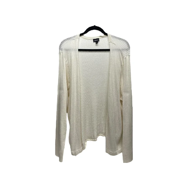 Fantastic Offers Sweater Cardigan By Torrid In Cream, Size: 4x