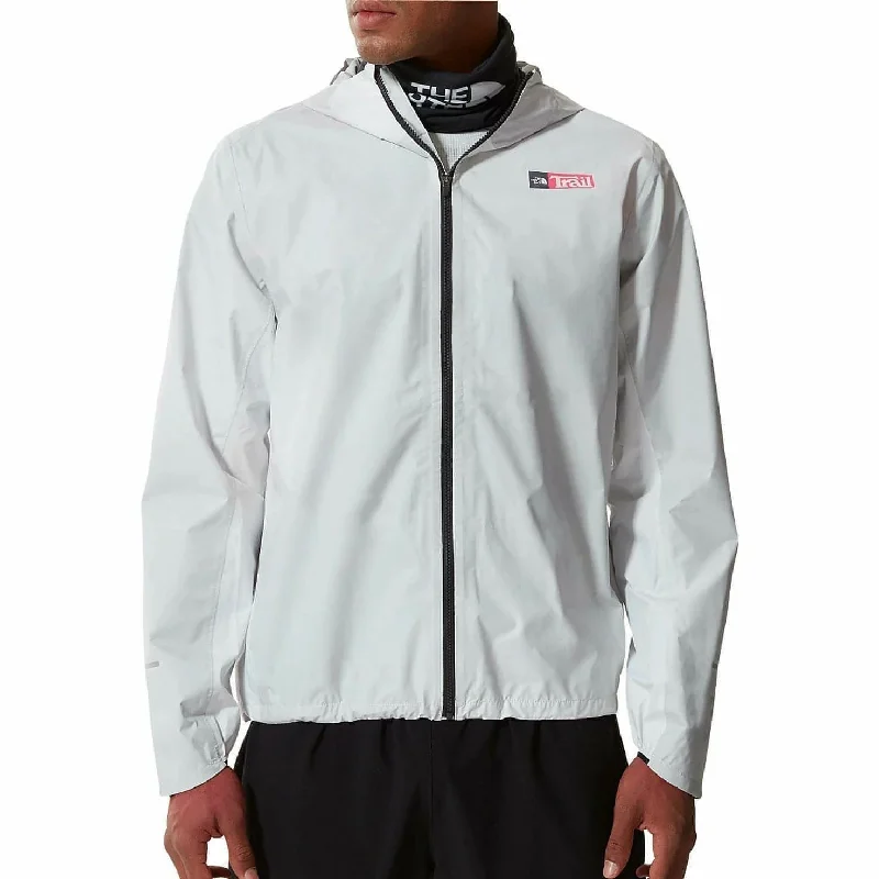 Limited Time The North Face Printed First Dawn Mens Running Jacket - White