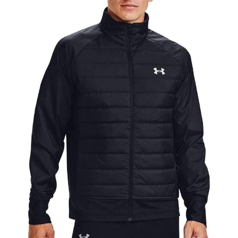 Best Deals Under Armour Run Insulate Hybrid Mens Running Jacket - Black
